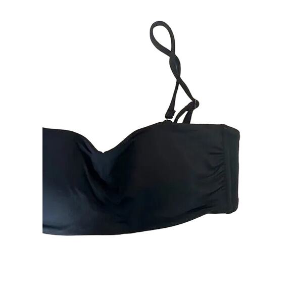 NWT Andie Swim The Bora Bora Convertable Bikini Top Adjustable Straps M Black - Picture 4 of 15